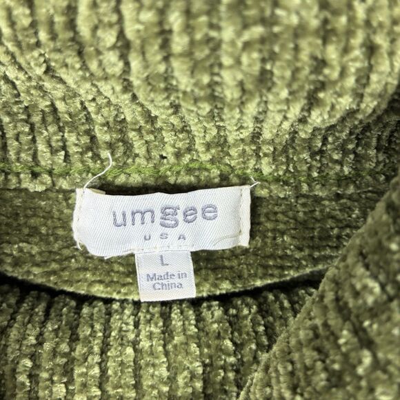 Umgee Moss Green Turtleneck Sweater - Picture 6 of 8